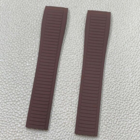 Tempomat FKM Vulcanized Brown Rubber Strap for Patek Aquanaut 5167, 5164